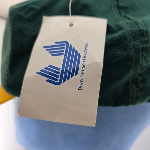 Oakland Athletics MLB Baseball Cap Green Yellow Drew Pearson Headwear Adjustable - Picture 6 of 11